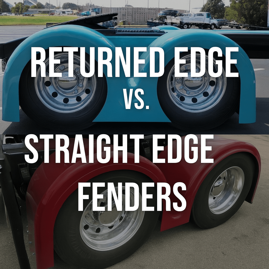 Returned Edge vs. Straight Edge Fenders — What’s the Difference? - Bad Ass Custom Truck Parts