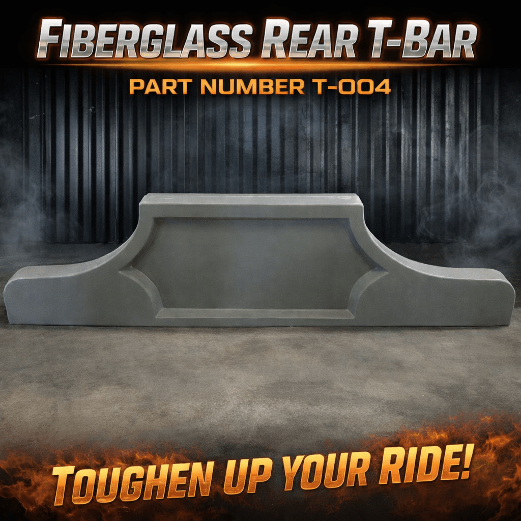 Bad Ass Fiberglass Rear T - Bar - Bad Ass Custom Truck Parts