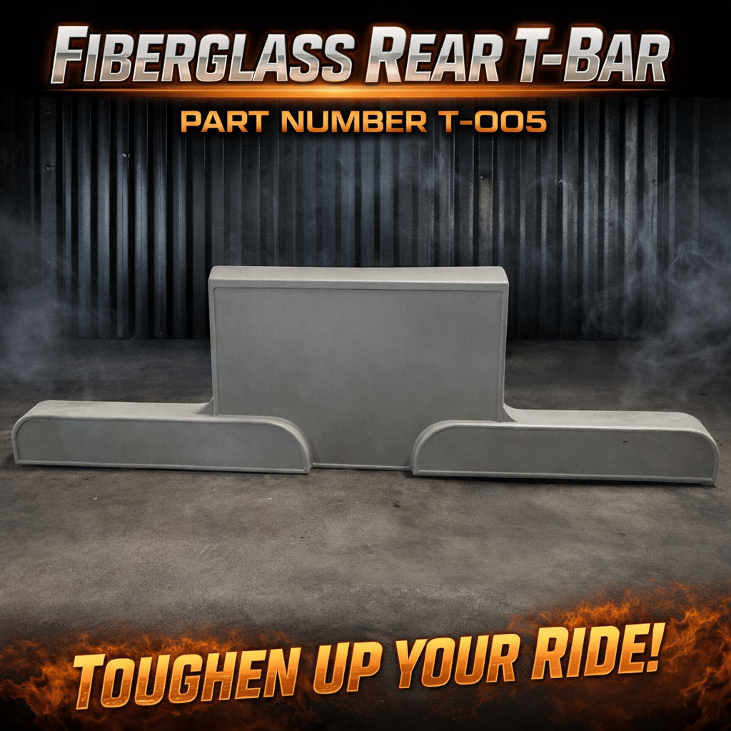Bad Ass Fiberglass Rear T - Bar - Bad Ass Custom Truck Parts