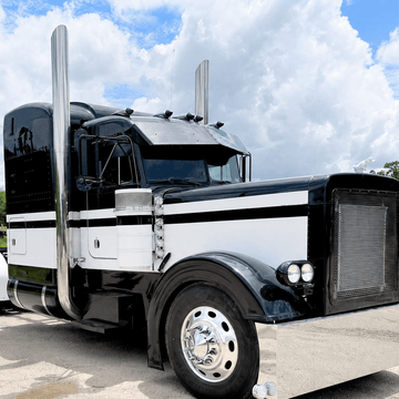 Bailey Front Fender Set – 7.5" Sidewall with Returned Edge - Bad Ass Custom Truck Parts