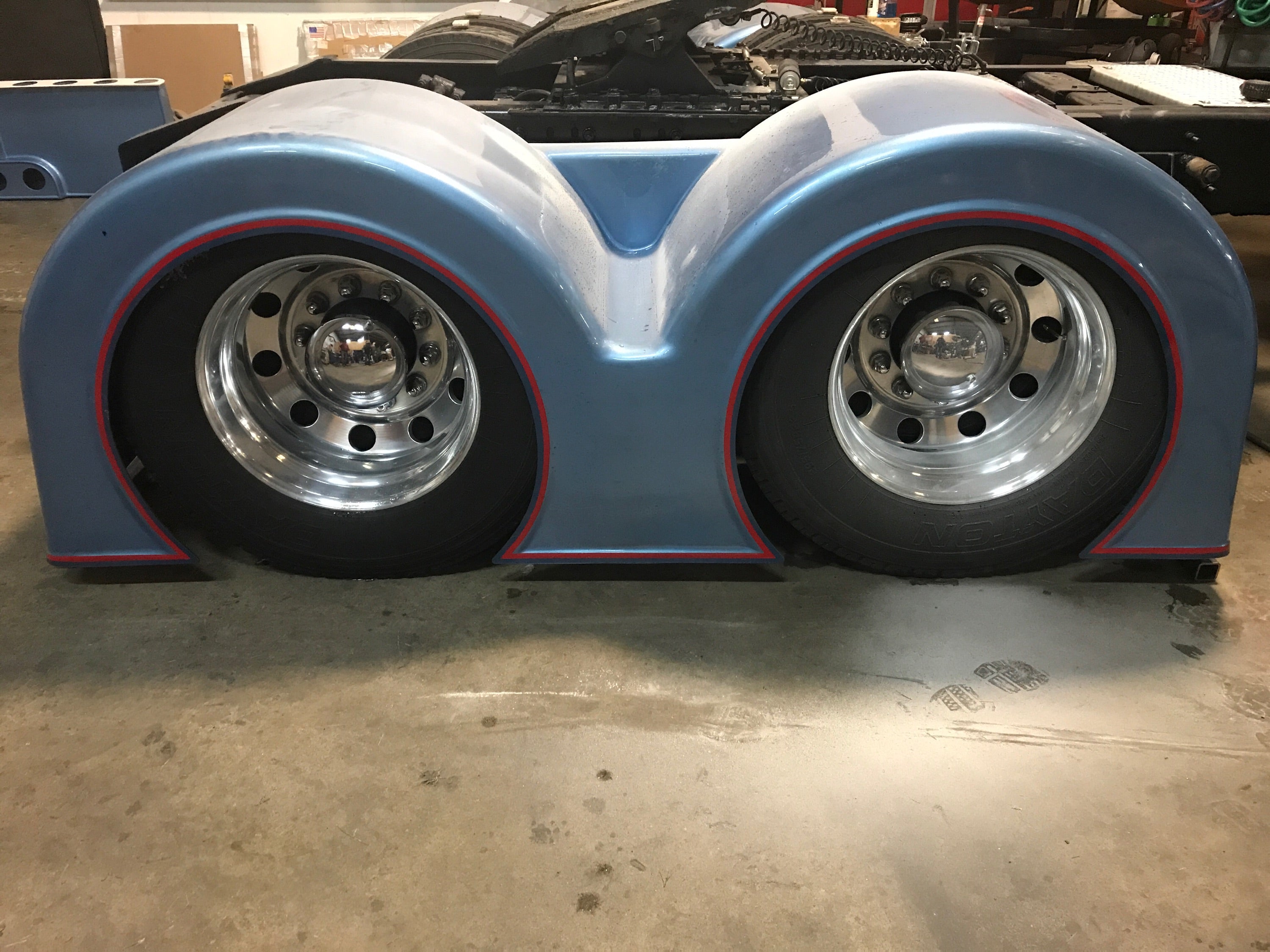 Camello Double Hump Rear Fender Set - Bad Ass Custom Truck Parts