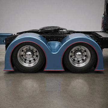 Camello Double Hump Rear Fender Set - Bad Ass Custom Truck Parts