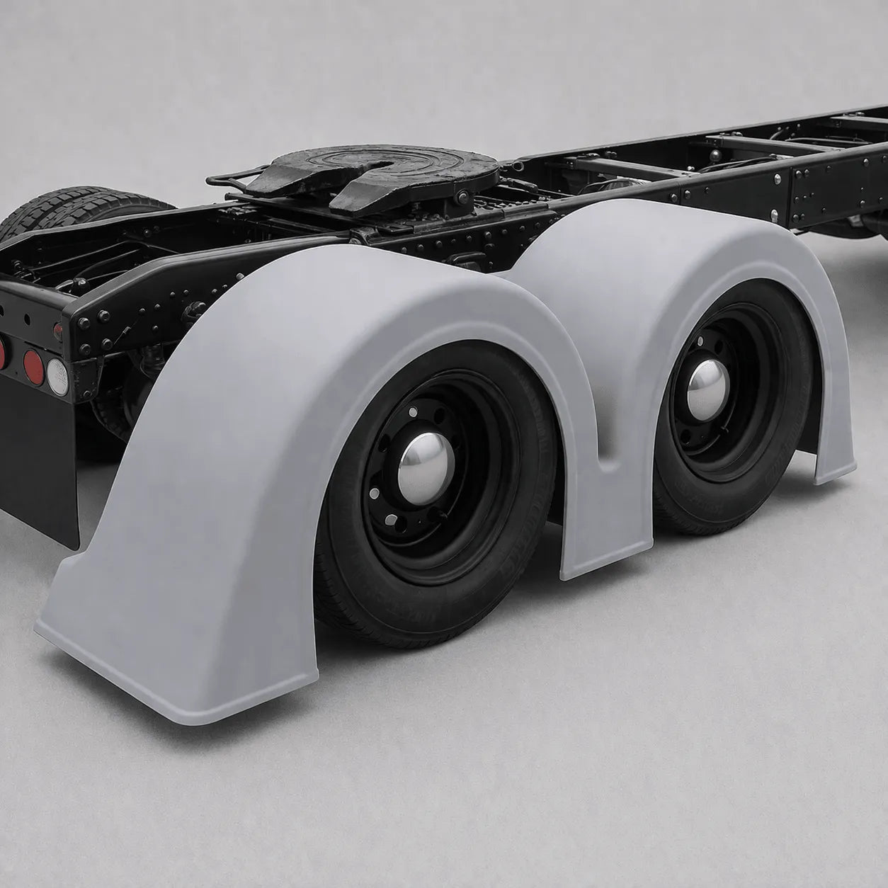 Conventional Double Hump Rear Fender Set - Bad Ass Custom Truck Parts