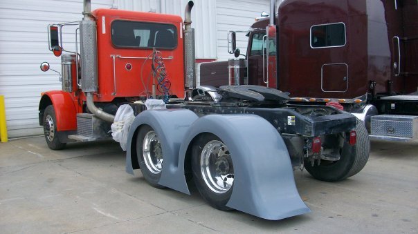 Conventional Double Hump Rear Fender Set - Bad Ass Custom Truck Parts
