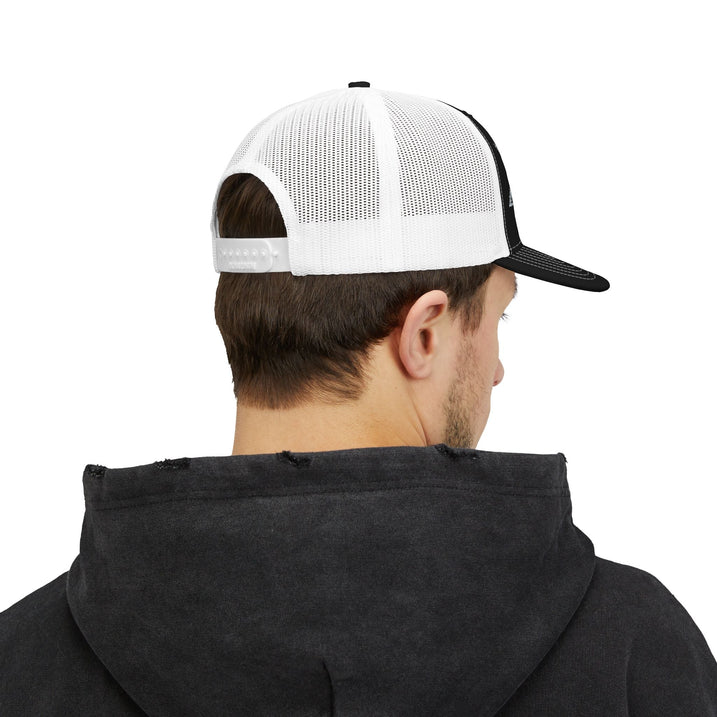 Custom Embroidered Bad Ass Snapback Trucker Cap - Bad Ass Custom Truck Parts