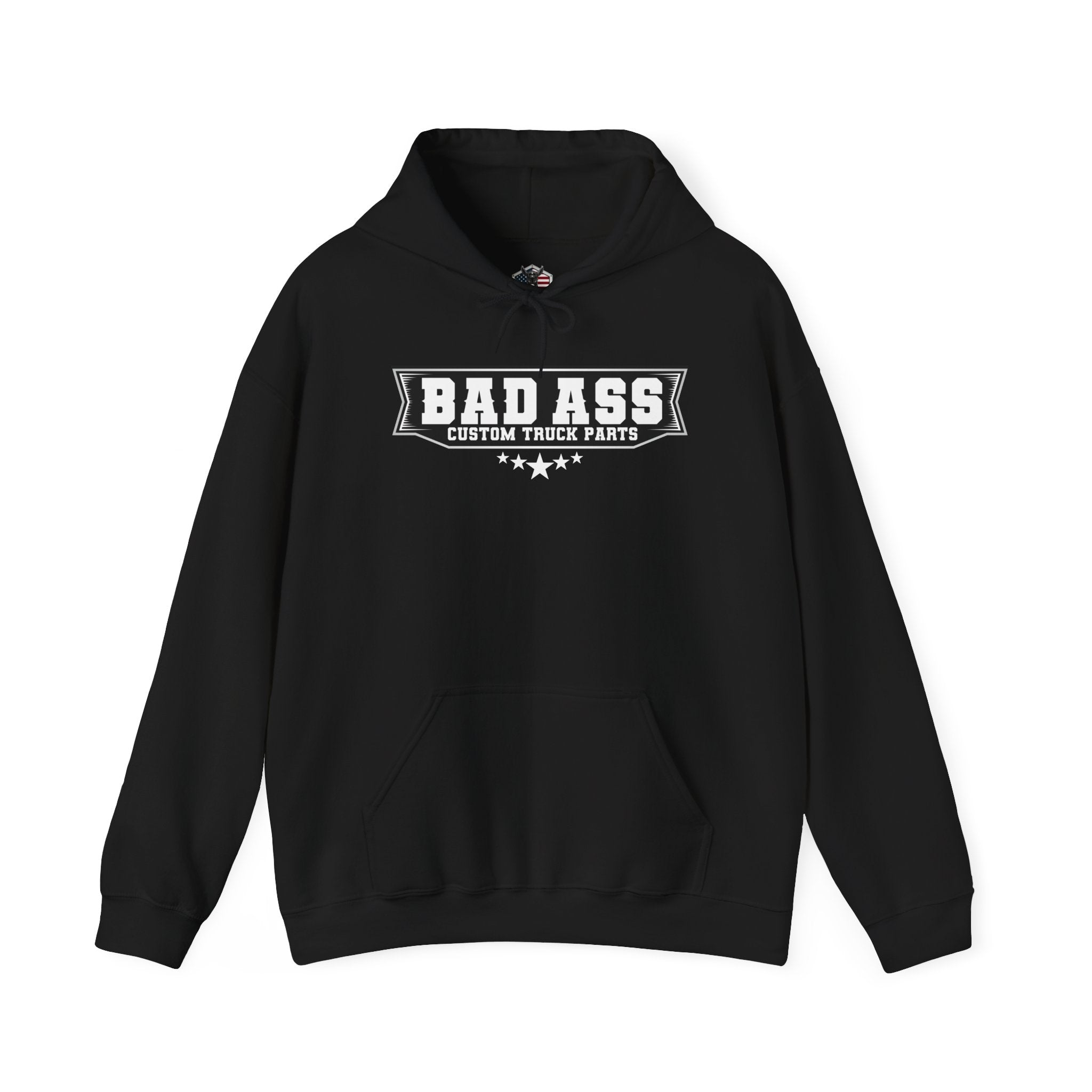 Custom Truck Parts Unisex Hoodie - Bold Graphic Design for Truck Enthusiasts - Bad Ass Custom Truck Parts