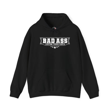 Custom Truck Parts Unisex Hoodie - Bold Graphic Design for Truck Enthusiasts - Bad Ass Custom Truck Parts