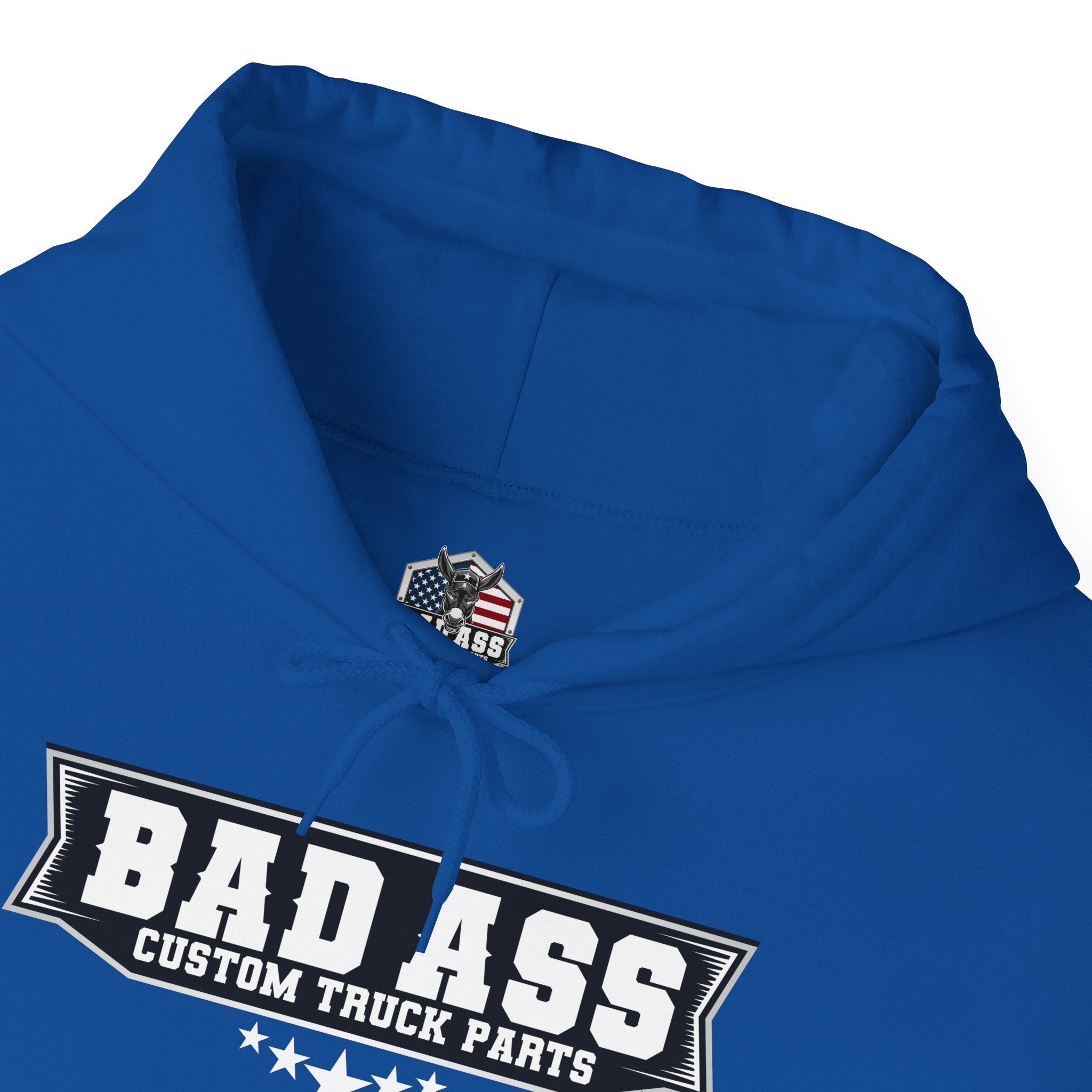 Custom Truck Parts Unisex Hoodie - Bold Graphic Design for Truck Enthusiasts - Bad Ass Custom Truck Parts