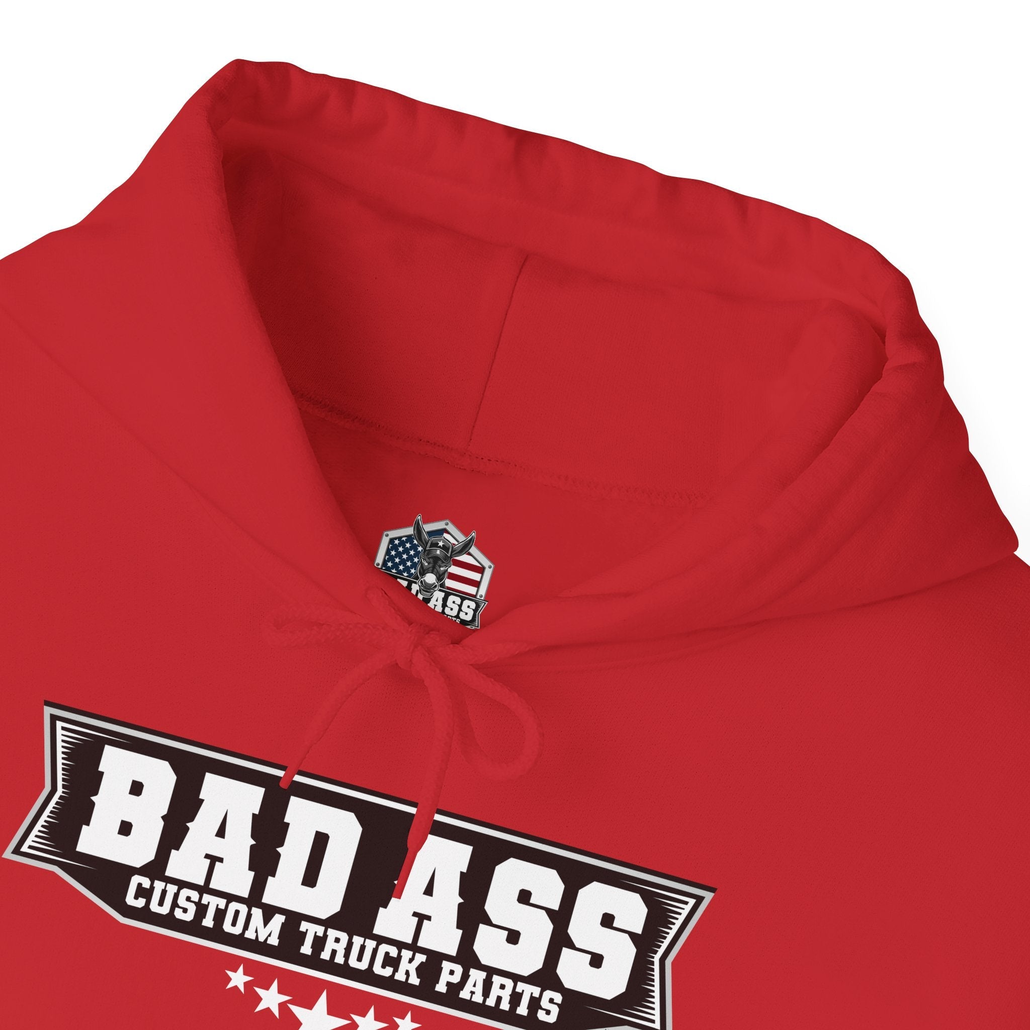 Custom Truck Parts Unisex Hoodie - Bold Graphic Design for Truck Enthusiasts - Bad Ass Custom Truck Parts