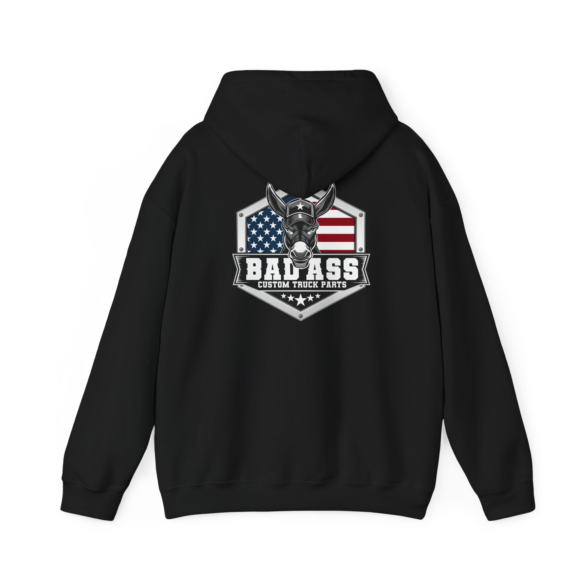 Custom Truck Parts Unisex Hoodie - Bold Graphic Design for Truck Enthusiasts - Bad Ass Custom Truck Parts