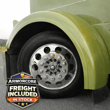 Peterbilt 359 Medium - 4.5" Sidewall Front Fender Set - Bad Ass Custom Truck Parts