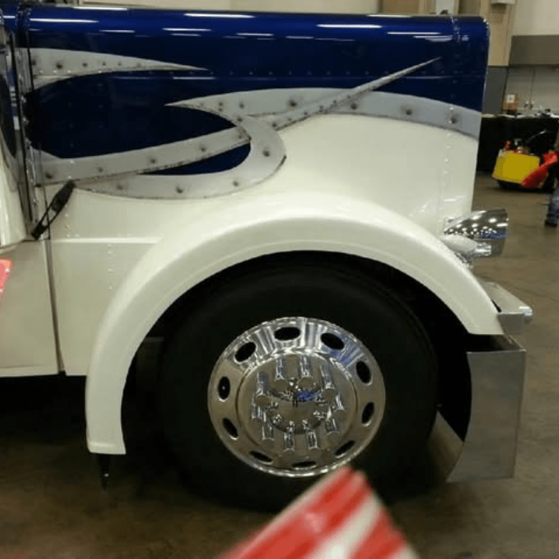 Medium Side Front Fender Set for Peterbilt 379 | Bad Ass Custom Truck