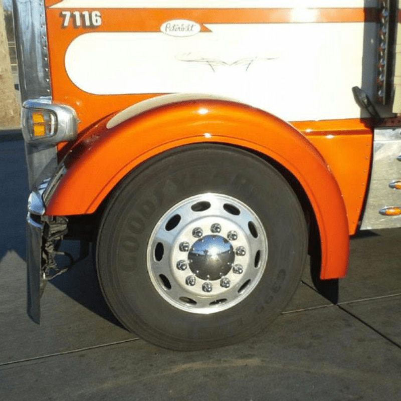 Peterbilt 389 Long Sidewall Front Fender Set - Bad Ass Custom Truck Parts