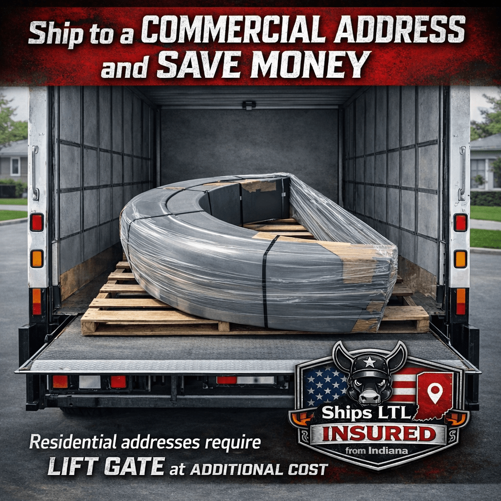 Peterbilt 589 Front Fender Set - 7.5" Sidewall - Bad Ass Custom Truck Parts