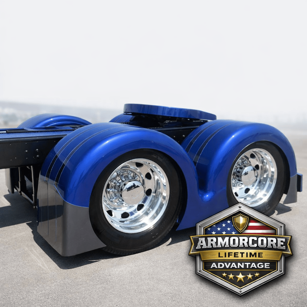 Project One Double Hump Rear Fender - Bad Ass Custom Truck Parts