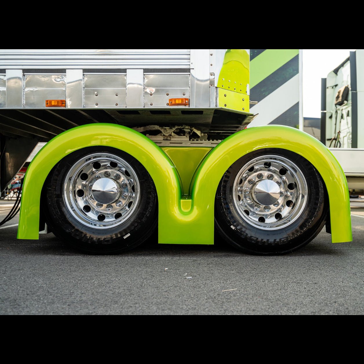 Project Two Double Hump Rear Fender Set - Bad Ass Custom Truck Parts