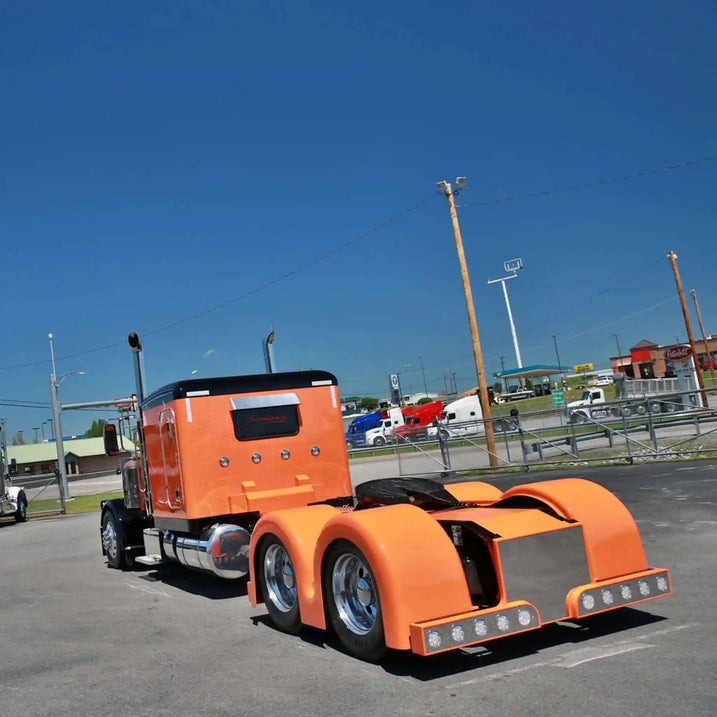 T-001 Universal Rear T-Bar with Integrated Light Enclosures - Bad Ass Custom Truck Parts