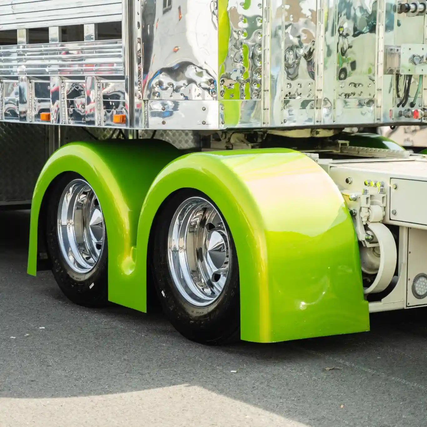 Project Two Double Hump Rear Fender Set - Bad Ass Custom Truck Parts