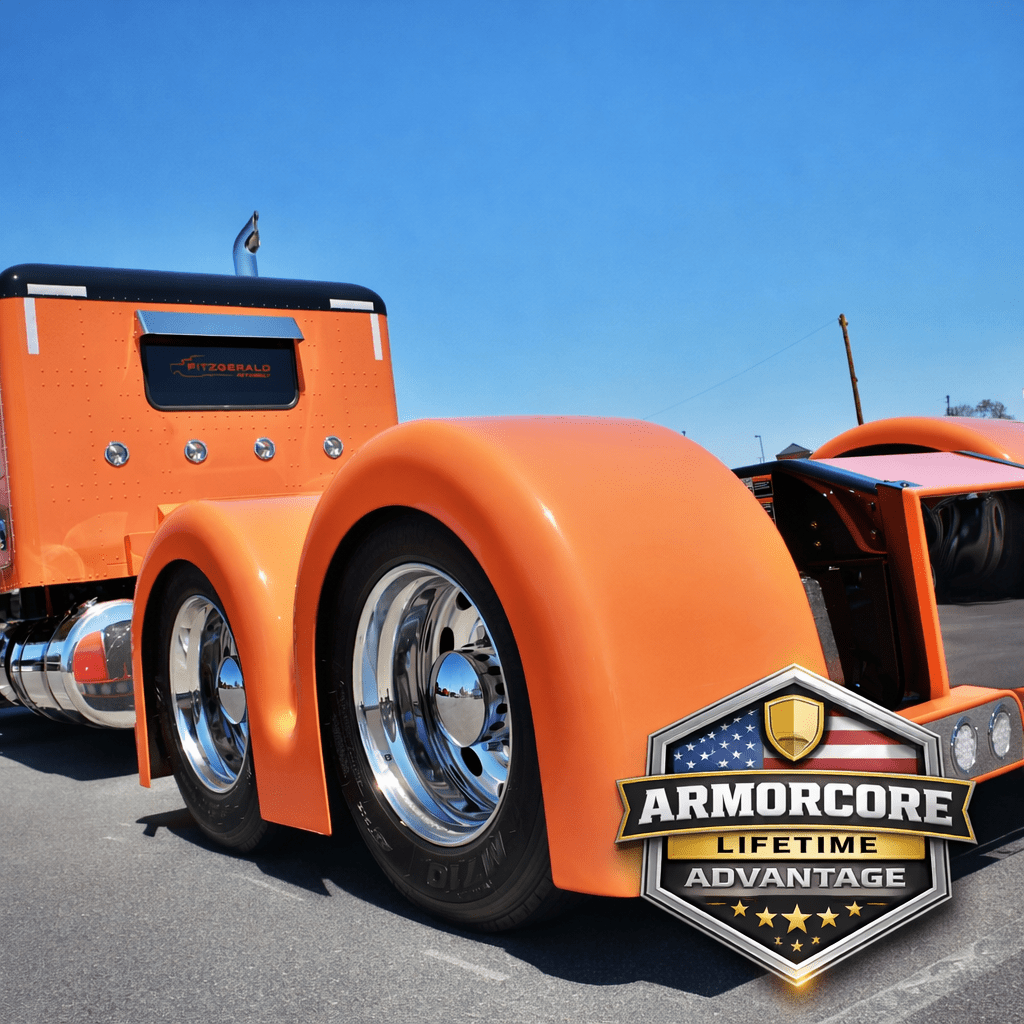 Project Two Double Hump Rear Fender Set - Bad Ass Custom Truck Parts