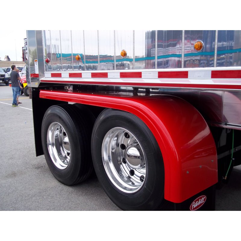 Semi Quarter Fender Set - 99" Length - Bad Ass Custom Truck Parts