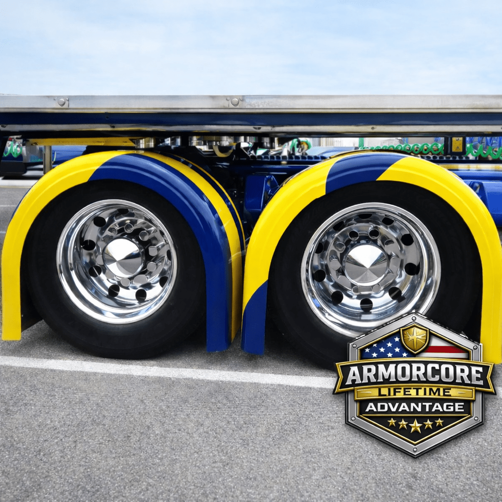 Single Composite Rear Fender Set - Bad Ass Custom Truck Parts