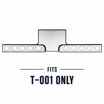 Stainless Steel Inserts for T - 001 Universal T Bar - Bad Ass Custom Truck Parts