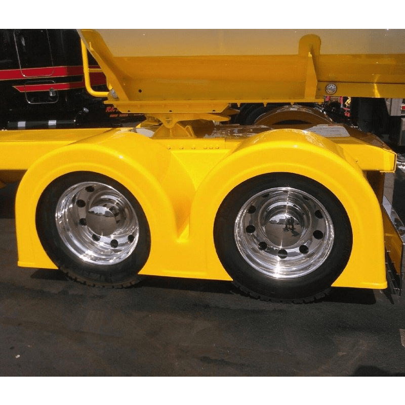 Stealth Double Hump Rear Fenders - Bad Ass Custom Truck Parts