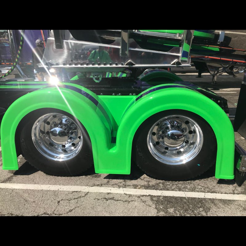 Super Single Double Hump Rear Fender Set - Bad Ass Custom Truck Parts