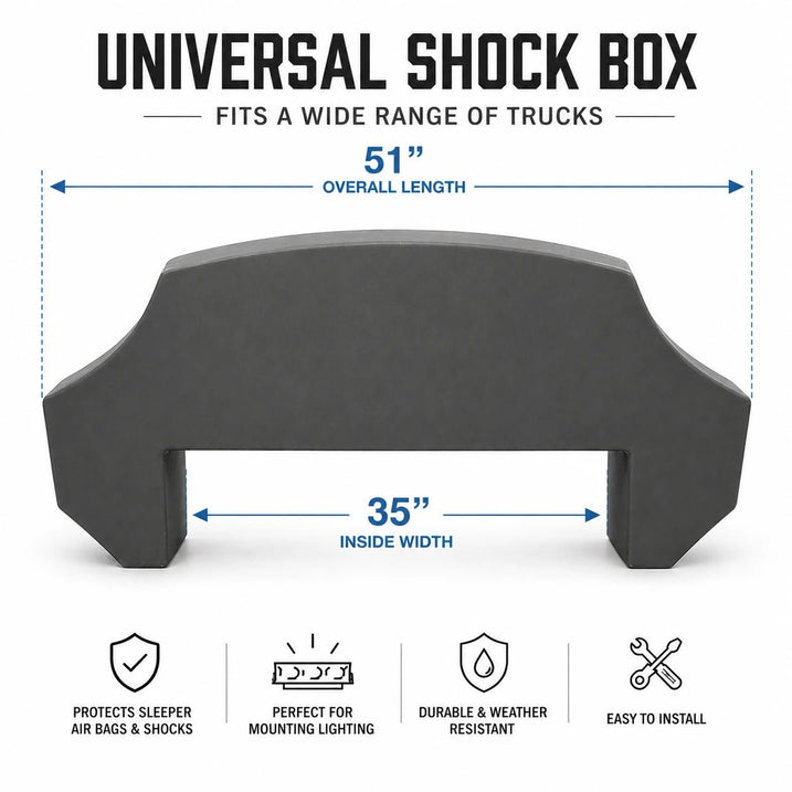 Universal Shock Box - Bad Ass Custom Truck Parts