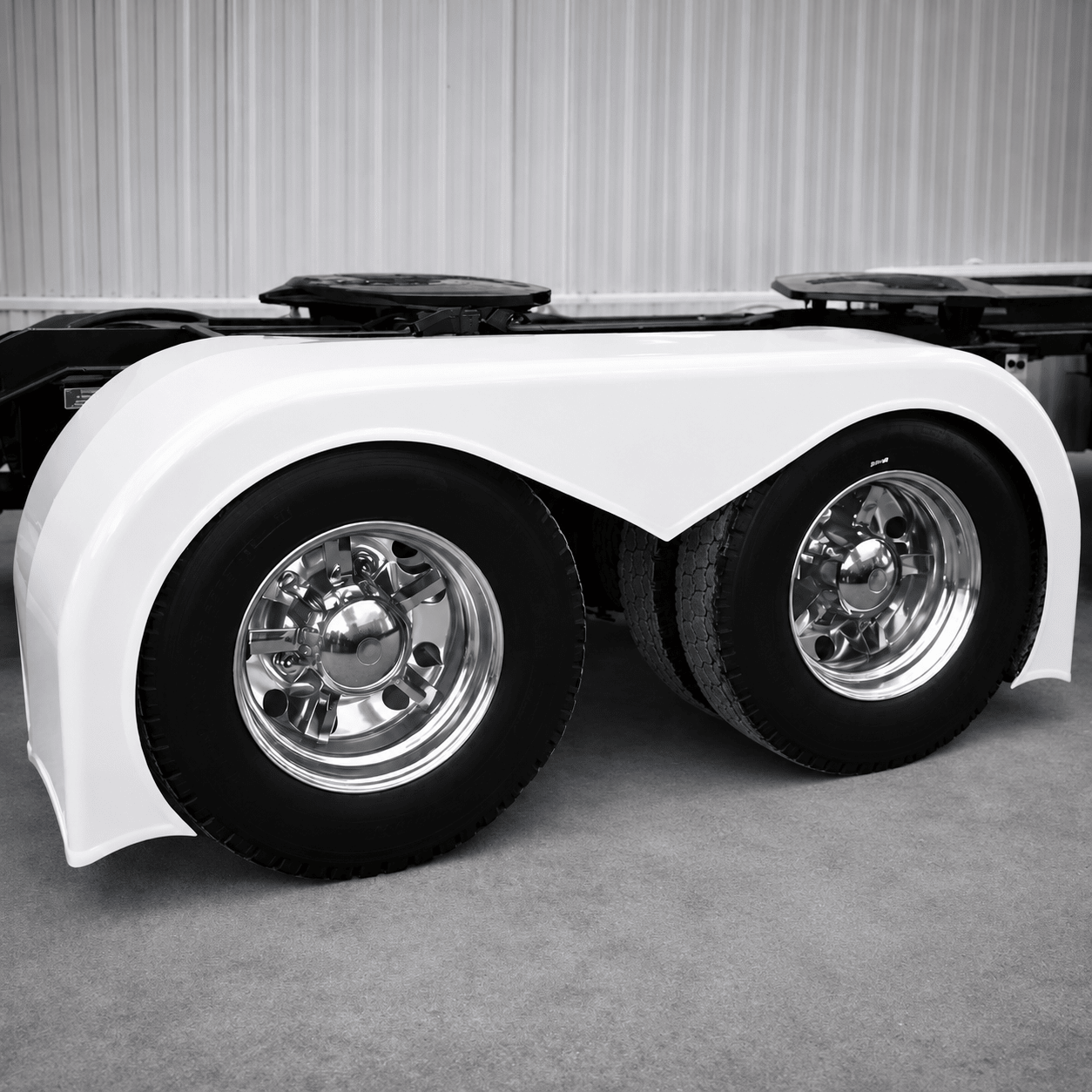 Widowmaker X Rear Full Fender Set – 38" Drop, 5" Sidewall - Bad Ass Custom Truck Parts