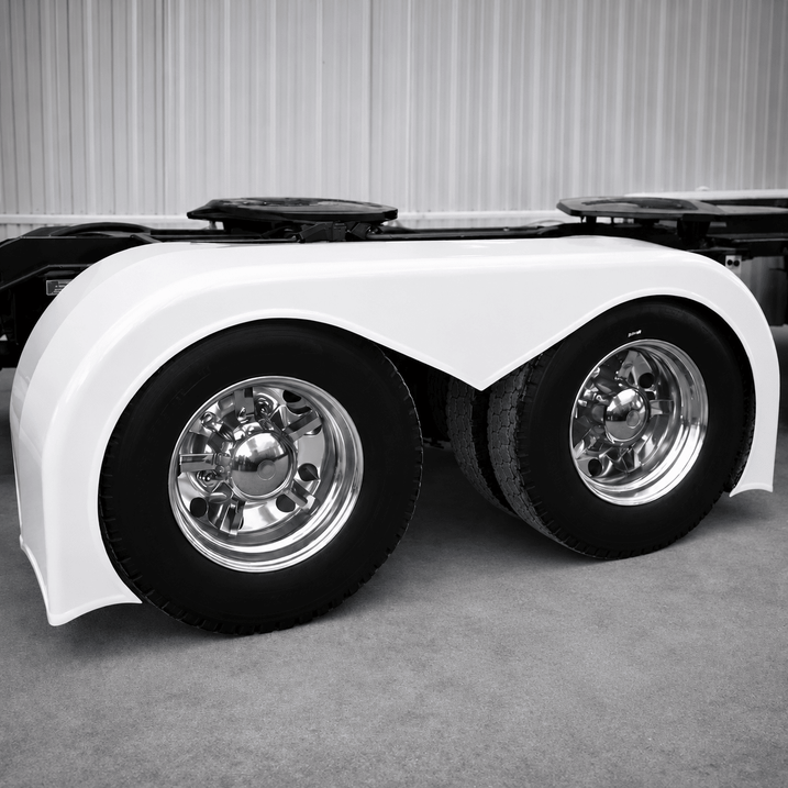 Widowmaker X Rear Full Fender Set – 38" Drop, 5" Sidewall - Bad Ass Custom Truck Parts
