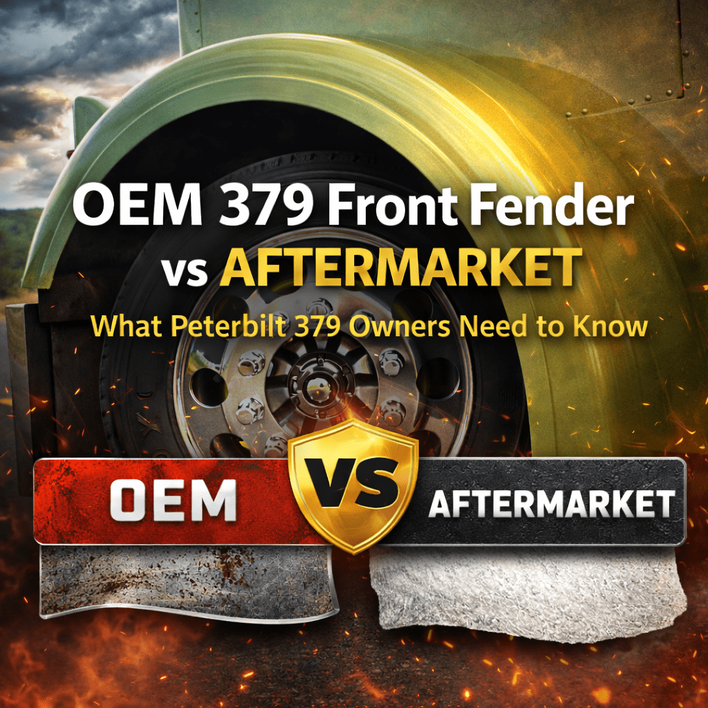 OEM 379 Front Fender vs Aftermarket: What Peterbilt 379 Owners Need to Know - Bad Ass Custom Truck Parts