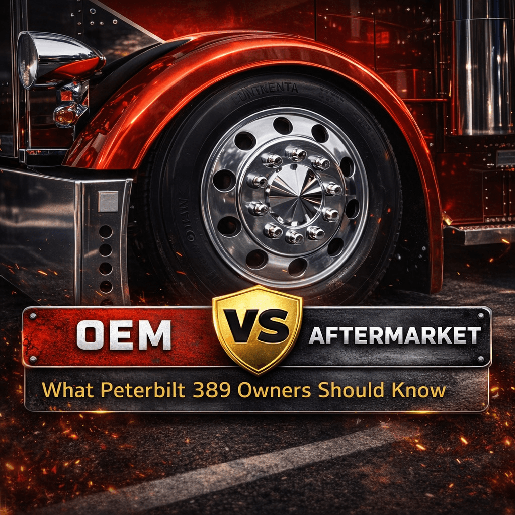 OEM 389 Front Fender vs Aftermarket: What Peterbilt 389 Owners Should Know - Bad Ass Custom Truck Parts
