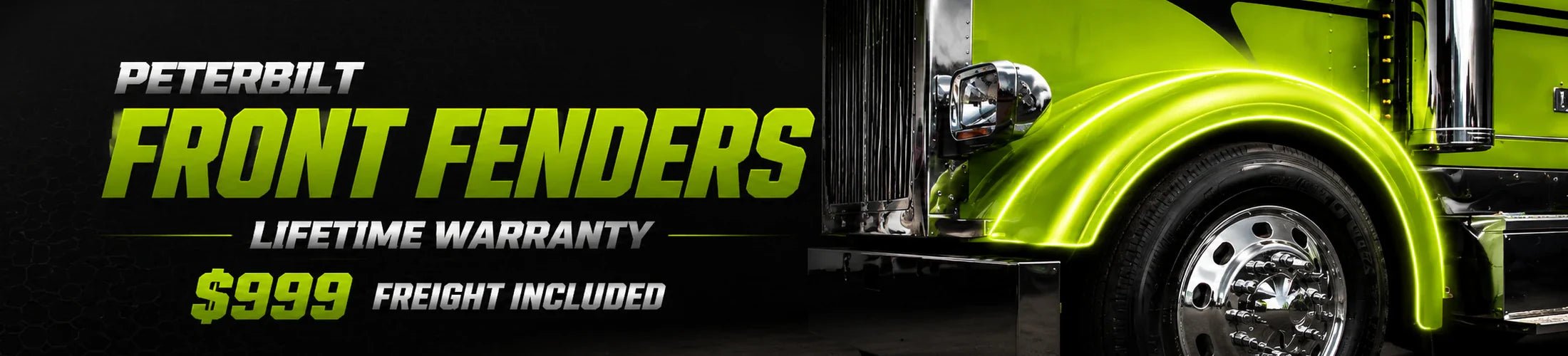 Guardabarros delanteros del Peterbilt 379