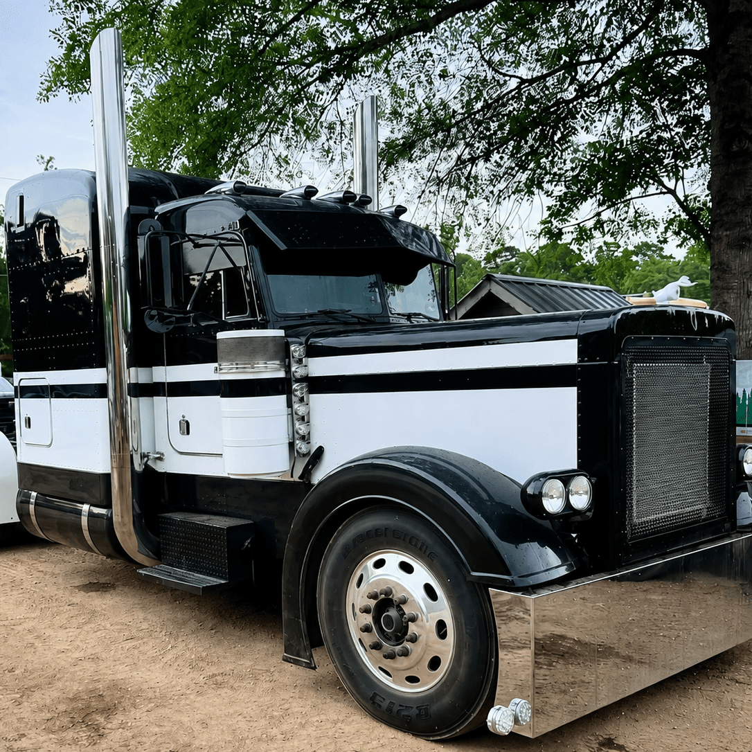 Bailey Front Fender Set – 7.5" Sidewall with Returned Edge - Bad Ass Custom Truck Parts