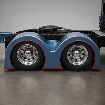 Camello Double Hump Rear Fender Set - Bad Ass Custom Truck Parts