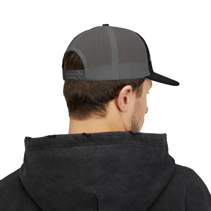 Custom Embroidered Bad Ass Snapback Trucker Cap - Bad Ass Custom Truck Parts