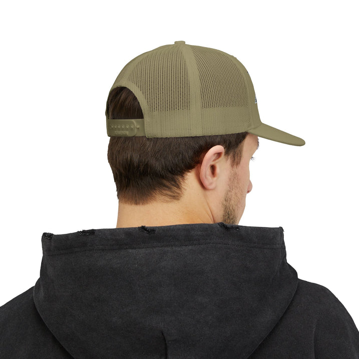 Custom Embroidered Bad Ass Snapback Trucker Cap - Bad Ass Custom Truck Parts