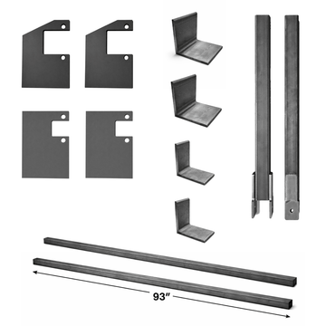 Double Hump / Full Fender Bracket Set (Flip Up) - Bad Ass Custom Truck Parts