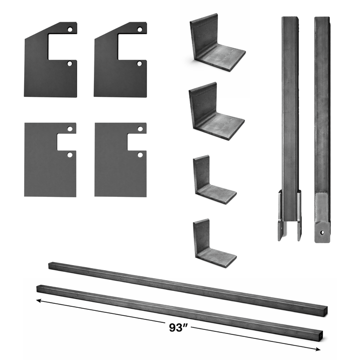 Double Hump / Full Fender Bracket Set (Flip Up) - Bad Ass Custom Truck Parts