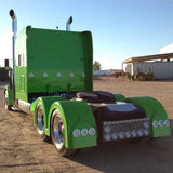 Double Hump Rear Fender Set with Light Boxes - Bad Ass Custom Truck Parts