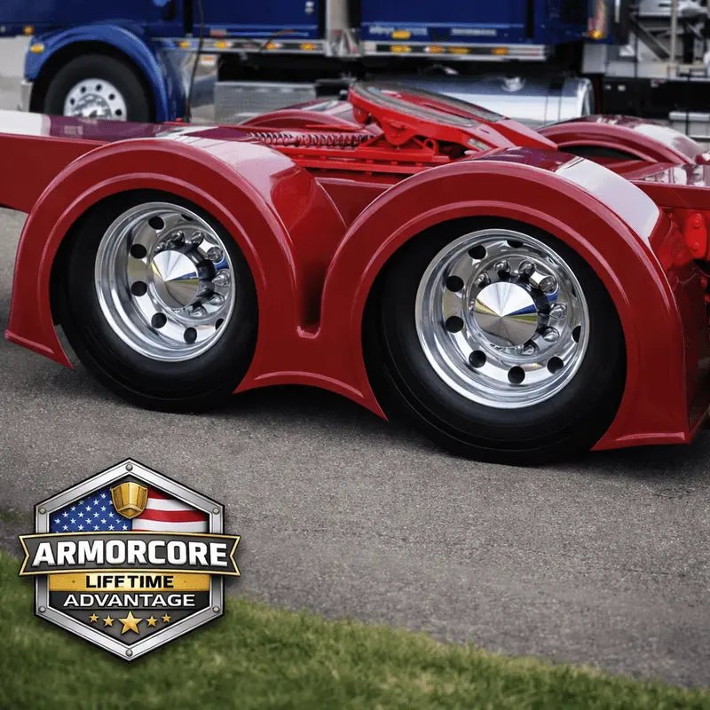 Euro Double Hump Rear Fender Set - Bad Ass Custom Truck Parts