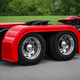 High Boy Rear Full Fender Set | 38" Drop & 4" Sidewall - Bad Ass Custom Truck Parts