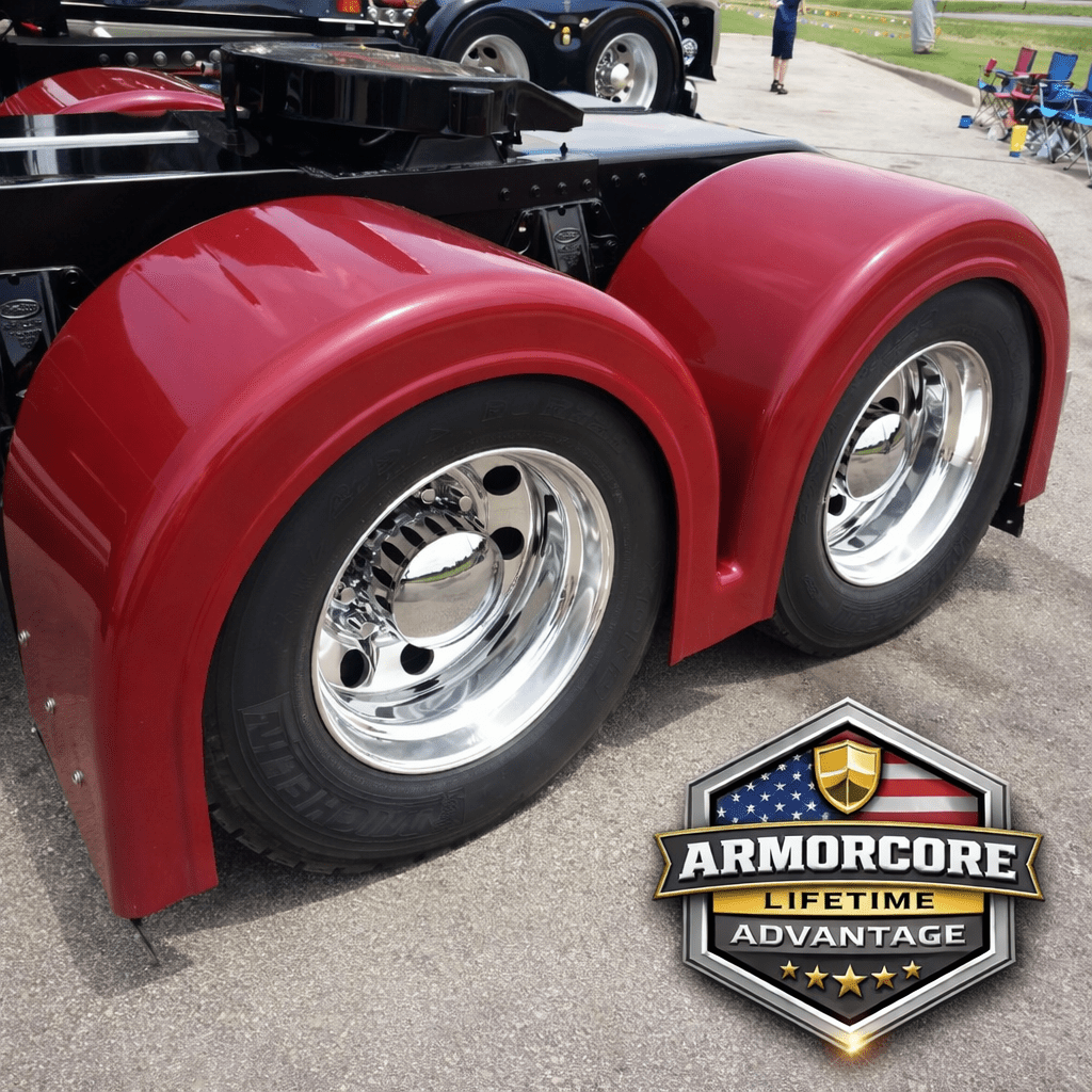 Original Double Hump Fender Set - Bad Ass Custom Truck Parts