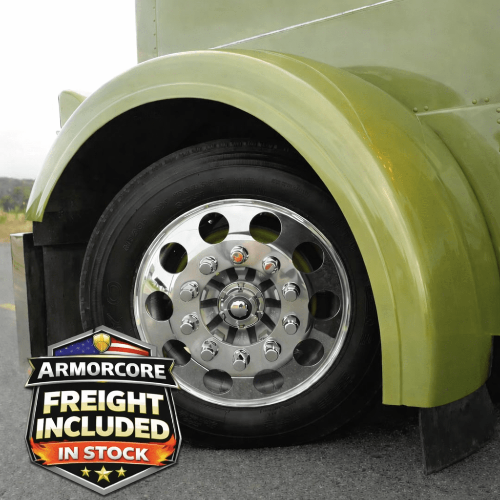 Peterbilt 359 Medium - 4.5" Sidewall Front Fender Set - Bad Ass Custom Truck Parts