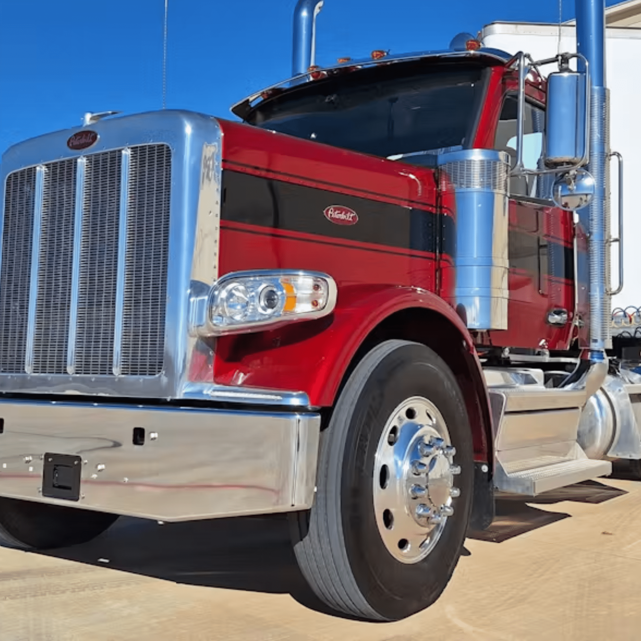Peterbilt 589 Front Fender Set - 4.5" Sidewall - Bad Ass Custom Truck Parts