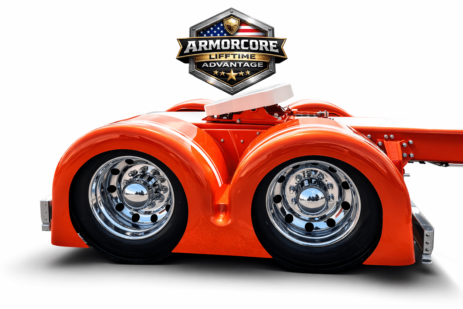 Project One Double Hump Rear Fender - Bad Ass Custom Truck Parts