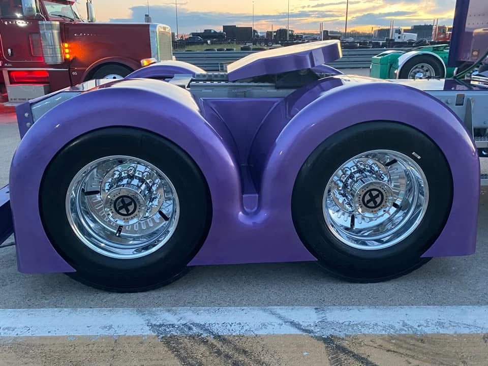 Project One Double Hump Rear Fender - Bad Ass Custom Truck Parts