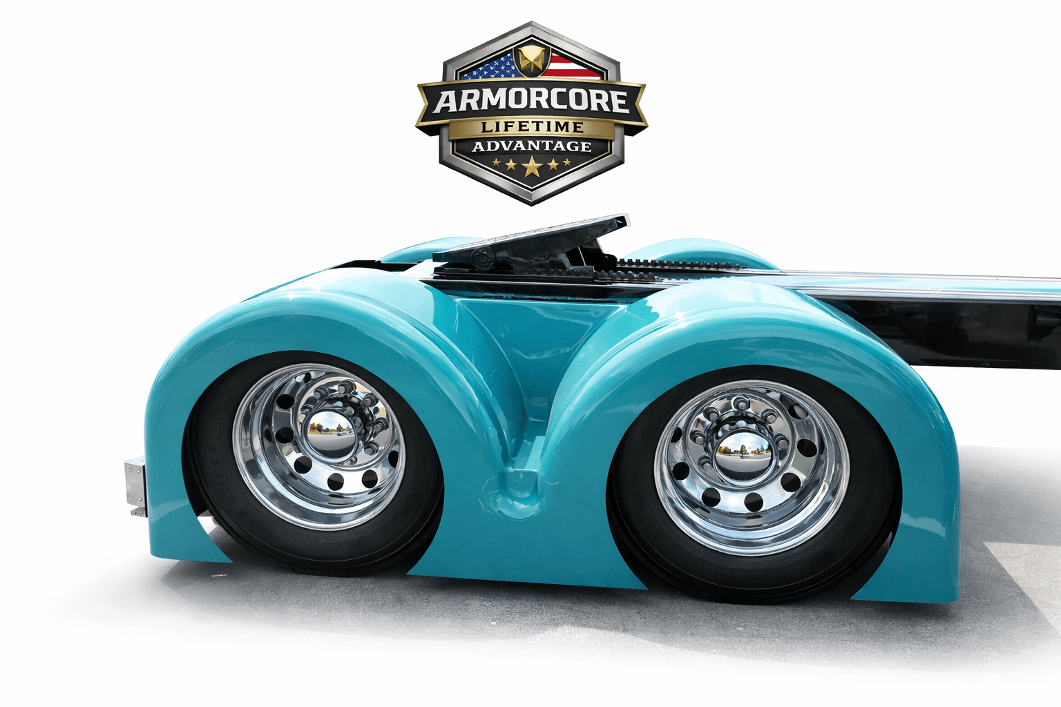 Project One Double Hump Rear Fender - Bad Ass Custom Truck Parts