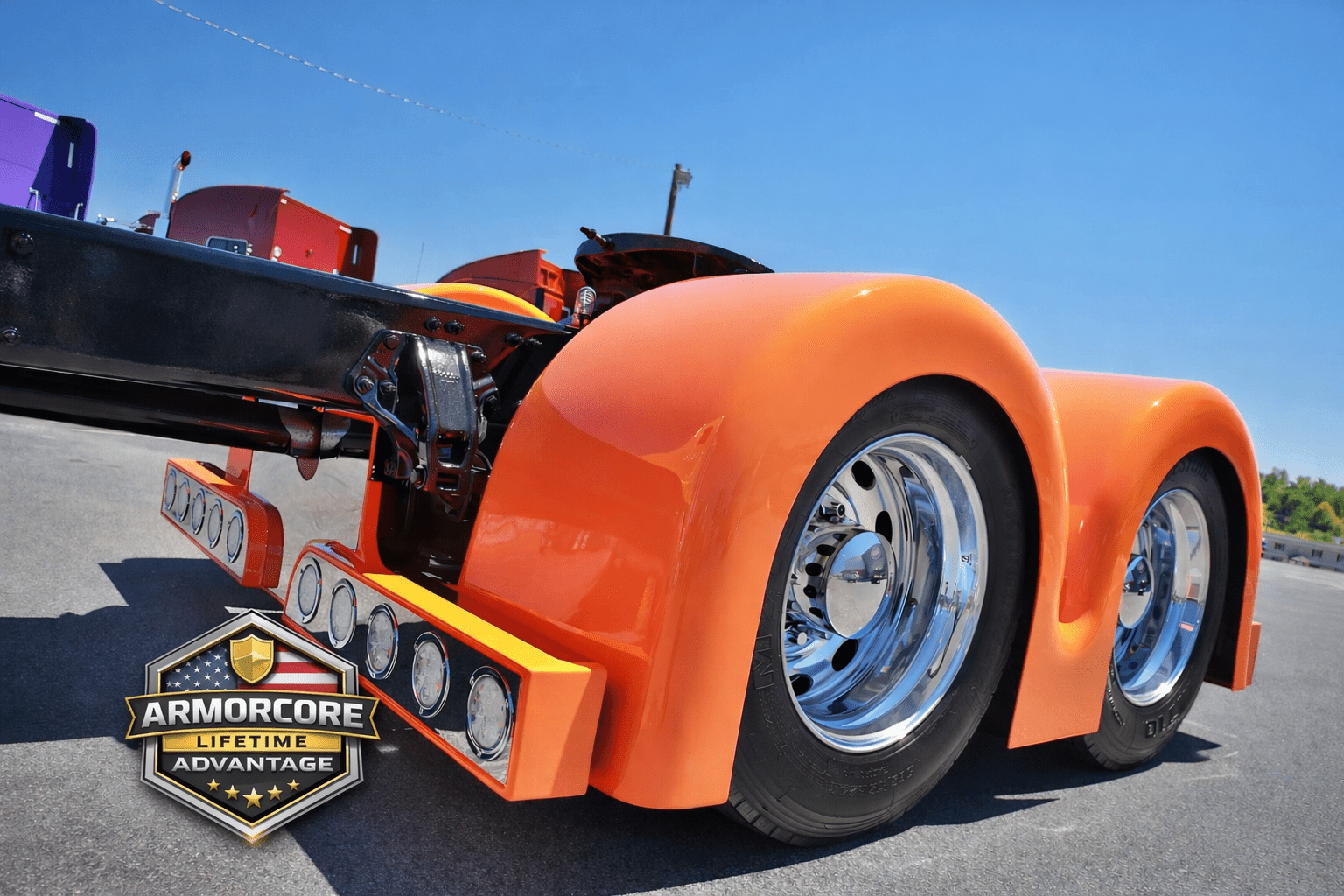 Project Two Double Hump Rear Fender Set - Bad Ass Custom Truck Parts